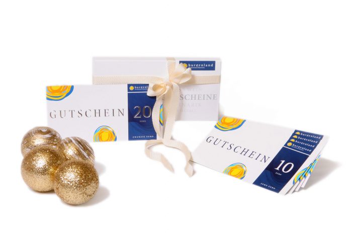 Jetzt schon an Weihnachten denken und Burgenland Gutscheine verschenken (Bildquelle: Burgenland Tourismus/Lexi) Jetzt schon an Weihnachten denken und Burgenland Gutscheine verschenken (Bildquelle: Burgenland Tourismus/Lexi)