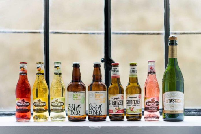 Die Brau Union Österreich bietet mit ihrer Produktpalette Cider für jeden Geschmack, von eher süß mit Strongbow Red Berries bis trocken mit dem neuen Strongbow Rosé Apple und Stassen Cidre Brut (Bildquelle: Brau Union Österreich) Cider – erfrischend leichter Genuss für jeden Geschmack