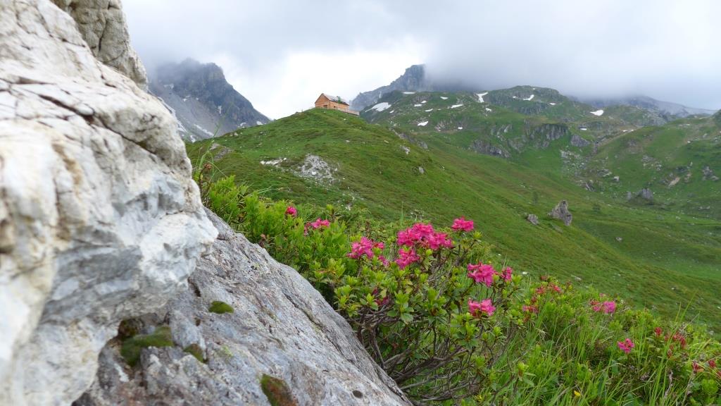 Urige Gemütlichkeit und umweltgerechte Bewirtschaftung: Das zeichnet die Alpenvereinshütten aus. Im Bild: die Franz-Fischer-Hütte im Lungau (Bildquelle: Alpenverein / Melcher)