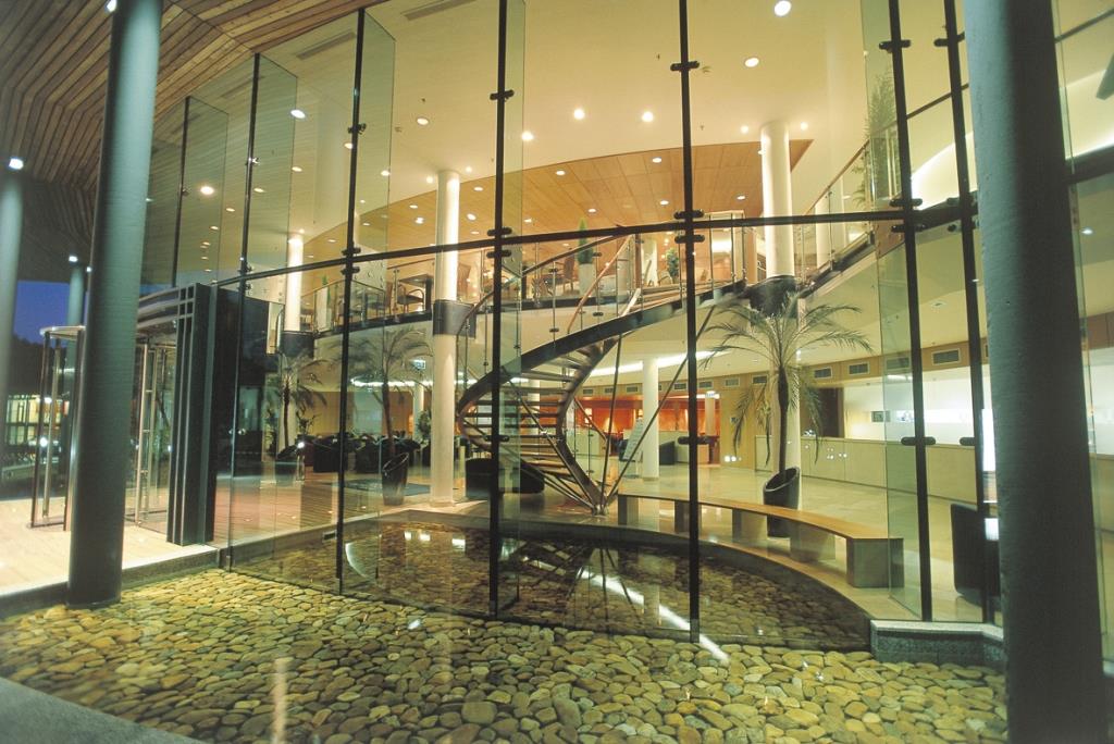 Hotel Loipersdorf Lobby außen (Bildquelle: Vienna House Loipersdorf / Therme Loipersdorf)