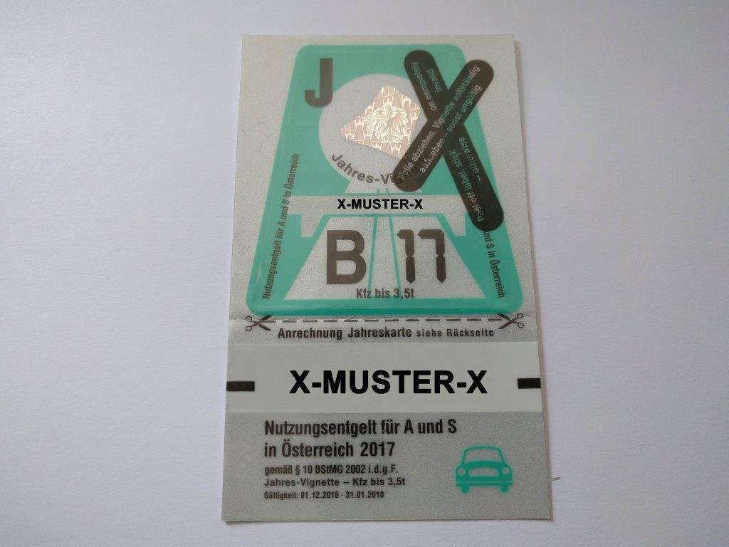 Neue Vignette nicht vergessen – ab 1. Februar gilt nur mehr Türkis (Bildquelle: ReschMedia)