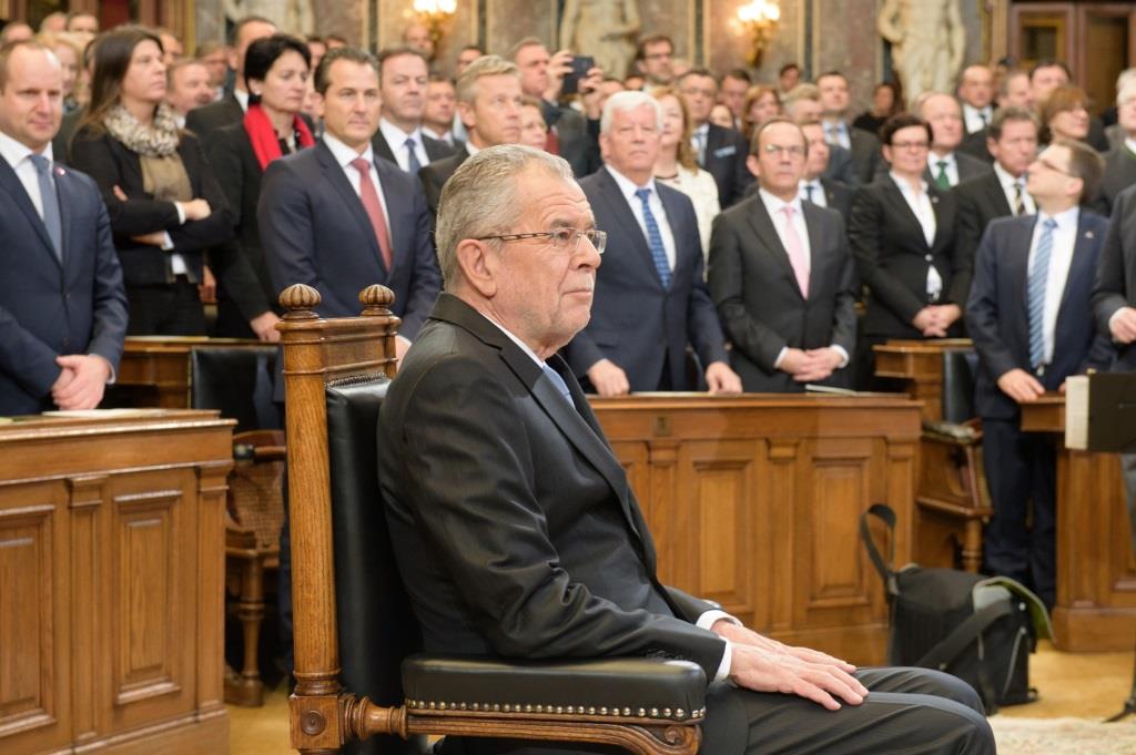 Angelobung des 9. Bundespräsidenten der Republik Österreich (Bildquelle: Parlamentsdirektion / Johannes Zinner)