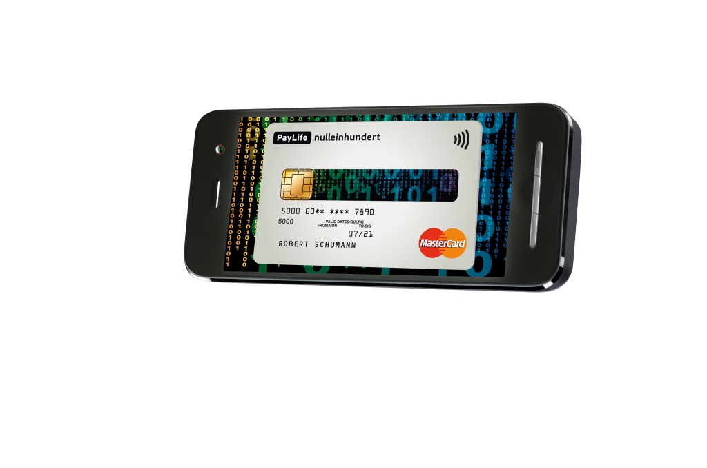 Mobile Kreditkarte - PayLife nulleinhundert (Bildquelle: SIX Payment Services (Austria) GmbH)