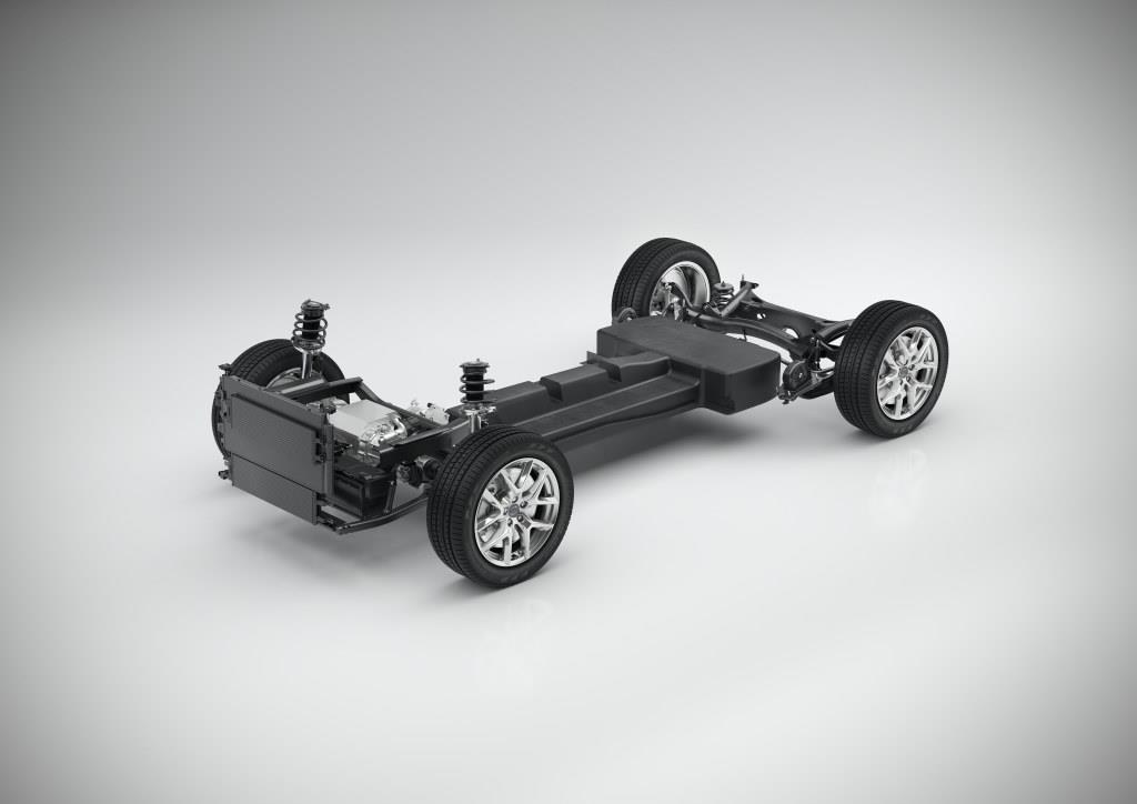 Technische Konzeptstudie für ein Batterie Elektrofahrzeug auf der kompakten Modular-Architektur (CMA) (Bildquelle: Volvo)