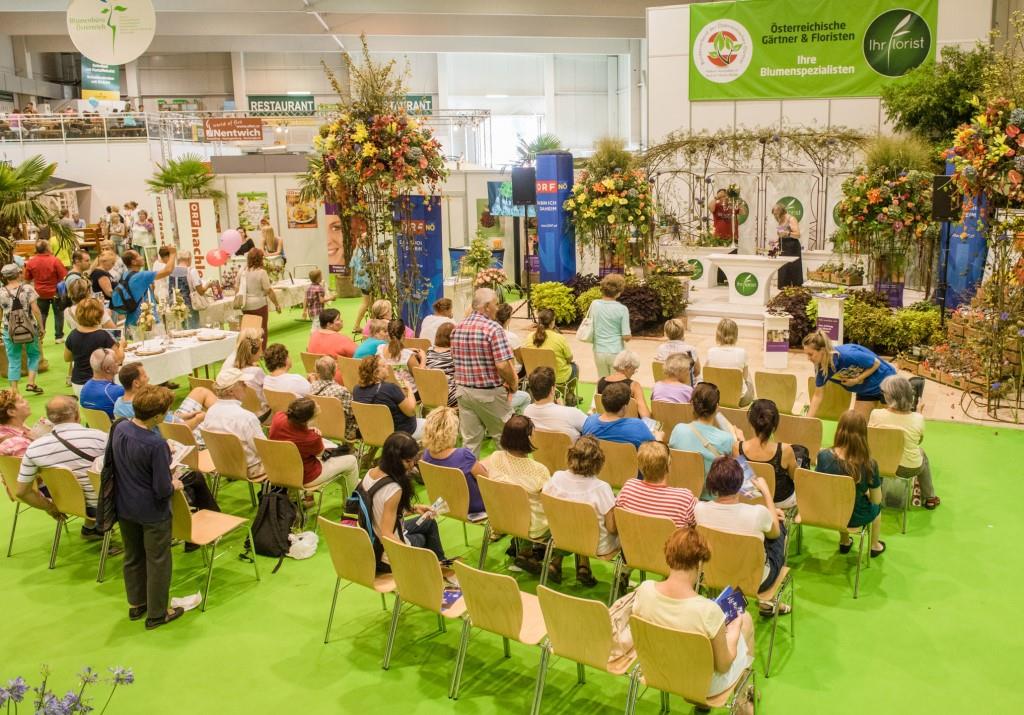 Gartenbaumesse Tulln vom 31. August bis 4. September 2017 - floristische und gärtnerische Highlights auf der ORF - NÖ Bühne in Halle 8 (Bildquelle: Messe Tulln / Messe Tulln)