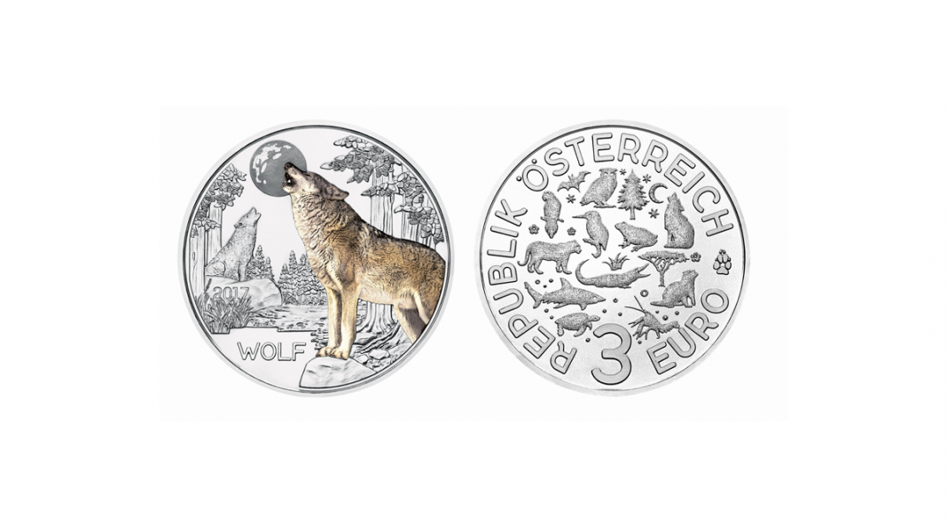 Die neue 3 Euro Münze „Wolf