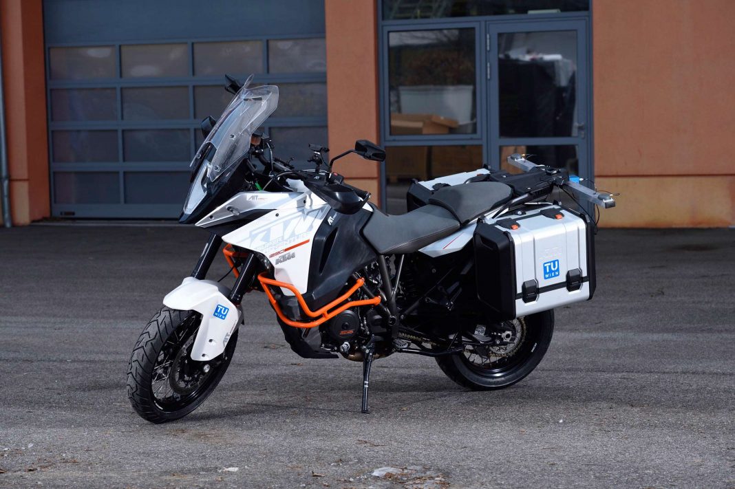 Das ein High-Tech-Bike MoProVe im Dienste der Zweirad-Sicherheit (Bildquelle: AIT / Johannes Zinner)