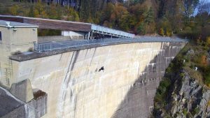 Staumauer des EVN Pumpspeicherkraftwerkes Ottenstein (Bildquelle: LPD Wien)