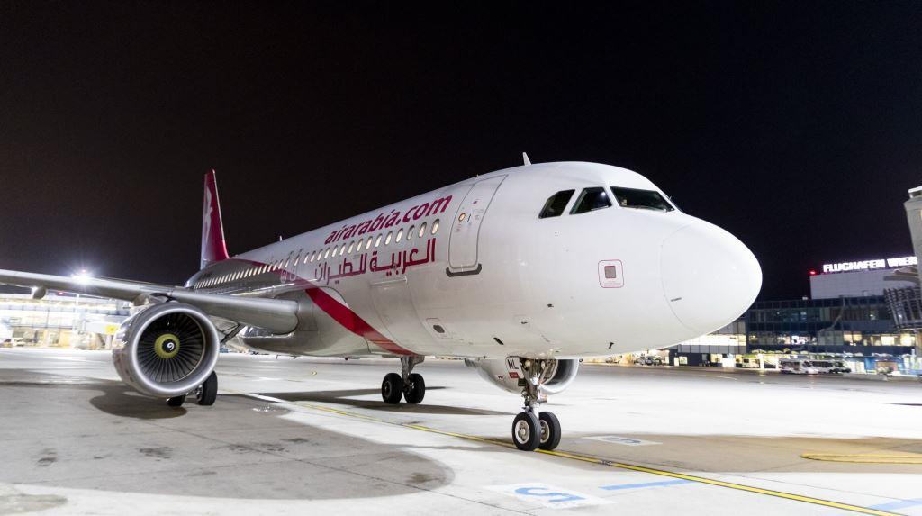 Das erste Flugzeug der Air Arabia Maroc am Flughafen Wien (Bildquelle: zVg.)