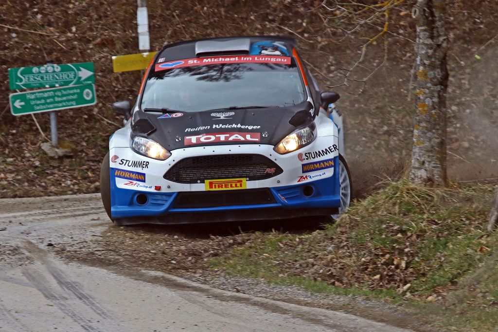 Der Salzburger Hermann Neubauer gewinnt im Ford Fiesta R5 die 8. Auflage der Rebenland Rallye (Bildquelle: Harald Illmer)