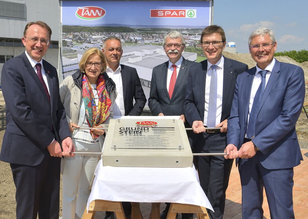 Grundsteinlegung für TANN-Fleischwerk in St. Pölten