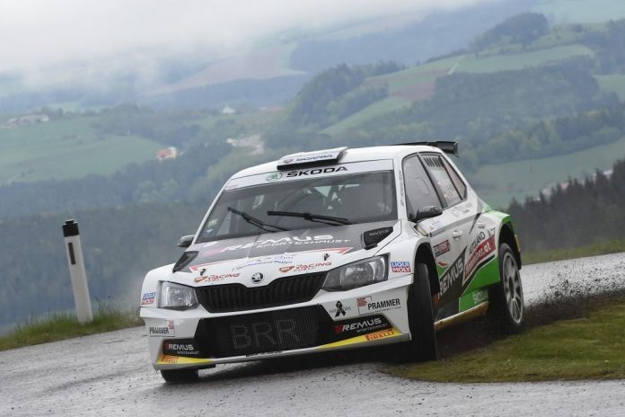 Der Oberösterreicher Julian Wagner feiert im Skoda Fabia R5 seinen ersten Sieg bei der Weiz Rallye 2019 (Bildquelle: Harald Illmer) Julian Wagner gewinnt die Rallye Weiz