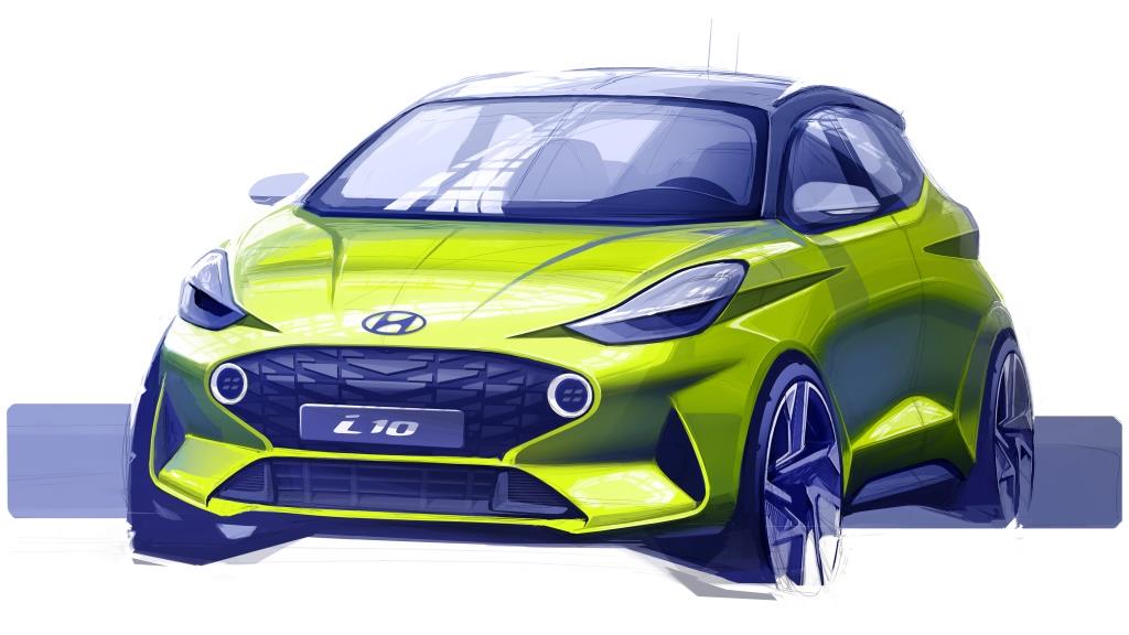 Hyundai zeigt erste Skizze des neuen i10