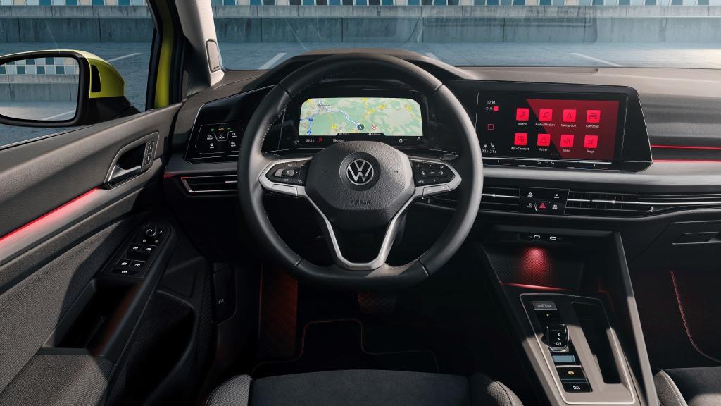 Das digitale Cockpit im neuen VW Golf