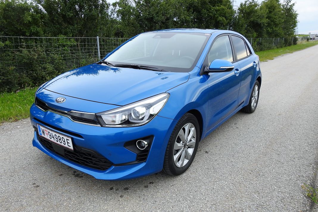 Der Kia Rio Gold 1,0 T- GDi 48V Mildhybrid im Guten Tag Österreich Autotest (Bildquelle: Thomas Resch)