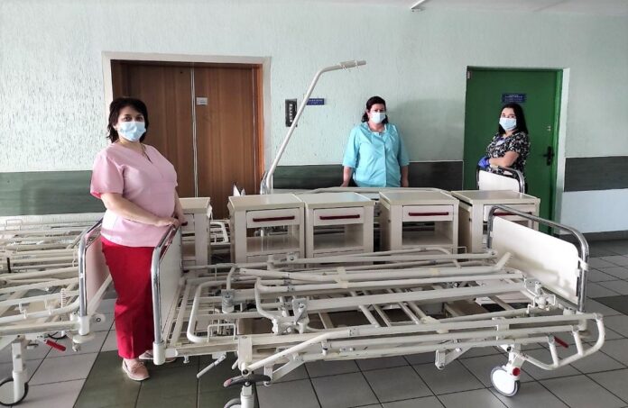 Über 600 Betten und Medizingeräte sind in der Ukraine angekommen (Bildquelle: NÖ LGA)