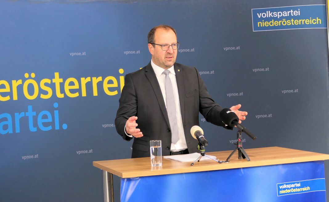 VPNÖ-Landesgeschäftsführer Bernhard Ebner zog Bilanz über die Arbeit der Volkspartei NÖ der letzten fünf Jahre (Bildquelle: Thomas Resch)