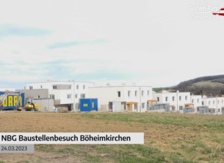Böheimkirchen: Baustellenbesuch bei NBG Wohn- und Reihenhausanlage