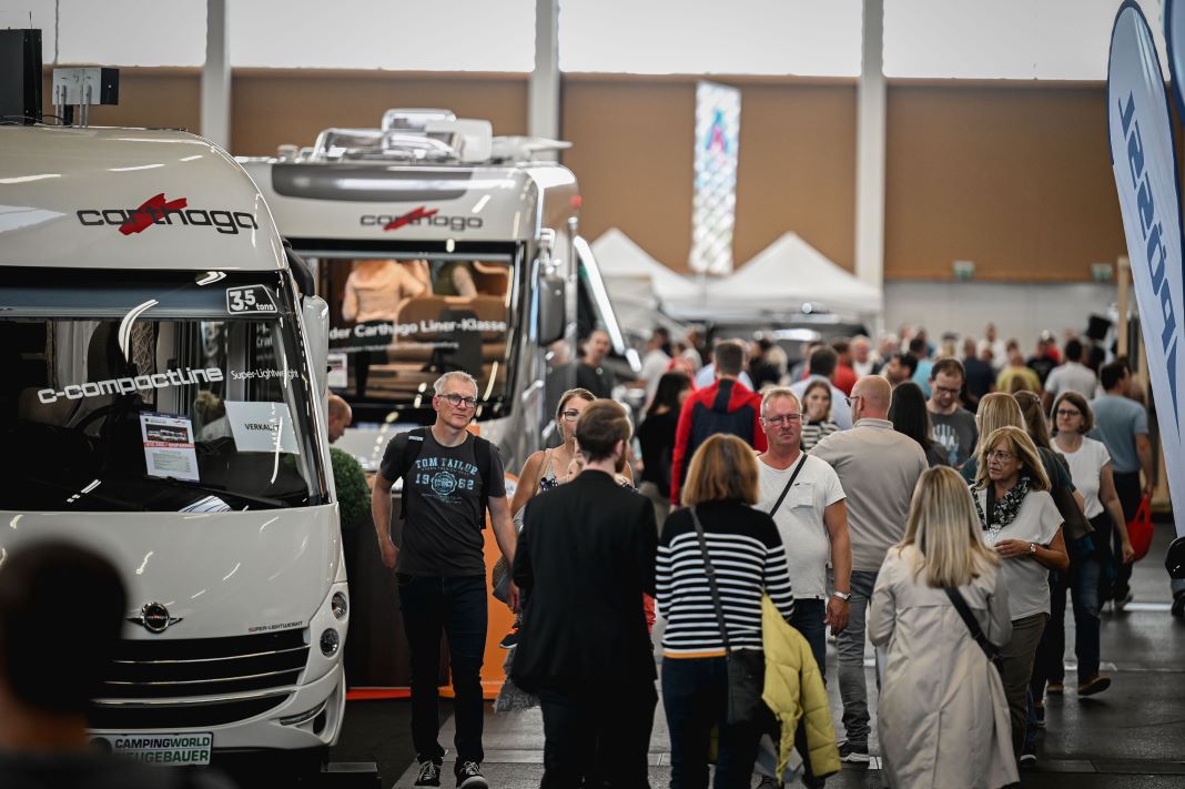 Besucherrekord am Caravan Salon Austria in Wels - Mit 45.900 Besuchern an 5 Tagen wurde ein neuer Besucherrekord aufgestellt (Bildquelle: Messe Wels)