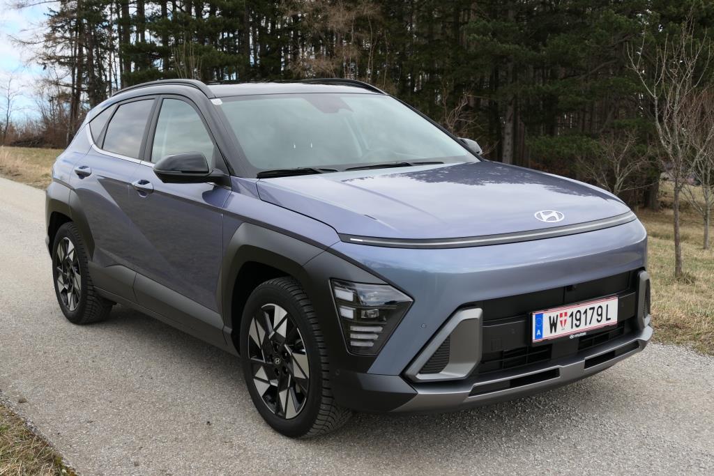 Der Hyundai Kona Hybrid 1.6 GDI 2WD in der Ausstattungsvariante Prestige Line im Guten Tag Österreich Autotest (Bildquelle: Thomas Resch)