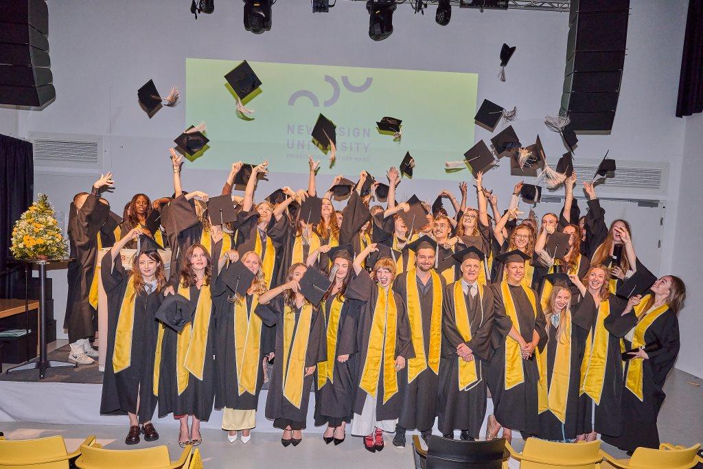 161 Diplomandinnen und Diplomanden der New Design University St. Pölten feierten ihren Abschluss