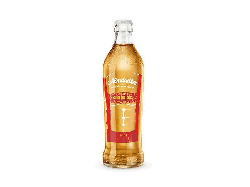 Almdudler bringt mit Star-Designerin Marina Hoermanseder eine offizielle „Oktoberfest Edition“ auf die Wiesn
