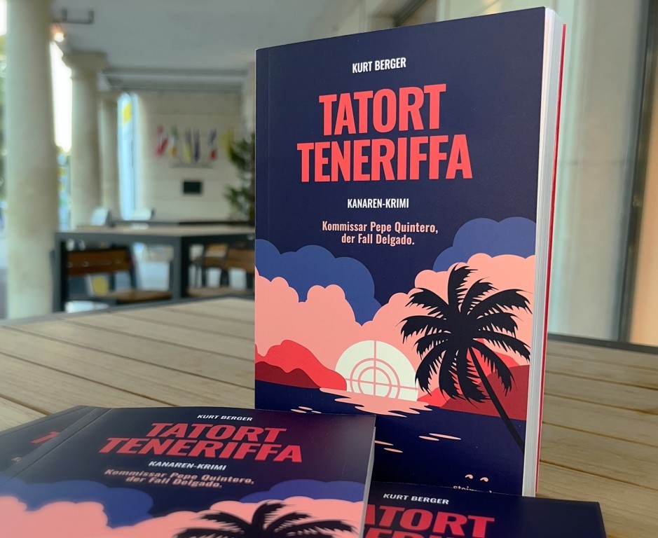 TATORT TENERIFFA – Neuer Krimi von Kurt Berger entführt auf die dunkle Seite der Sonneninsel Erschienen im Juni 2025 im STEINVERLAG (Foto: STEINVERLAG)