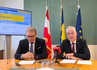 NÖ Generationenfonds: Plus 5,7 Prozent im Jahresergebnis 2025 Präsentierten das Jahresergebnis des NÖ Generationenfonds 2025: Finanzlandesrat Anton Kasser (rechts) und FIBEG-Geschäftsführer Johannes Kern (Foto: Thomas Resch)