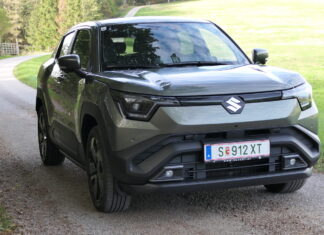Suzuki e VITARA im Test: Strom auf allen vier Rädern Elektrisch hinaus ins Grüne: Der Suzuki e VITARA ALLGRIP-e Flash im Guten Tag Österreich Autotest