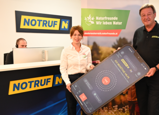 Notruf Niederösterreich und Naturfreunde stärken alpine Prävention Gemeinsam für mehr Sicherheit beim Wandern: Tamara Ladinger, Geschäftsführerin der Naturfreunde Niederösterreich, und Josef Schmoll, Geschäftsführer von Notruf Niederösterreich, setzen im Wanderherbst auf Prävention, gute Tourenplanung und richtiges Handeln im Notfall