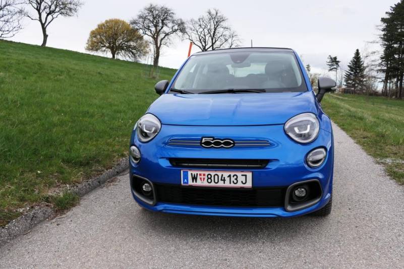 Fiat 500X Hybrid in Sport equipment variant at Guten Tag Austria car test (Photo source: Thomas Resch)