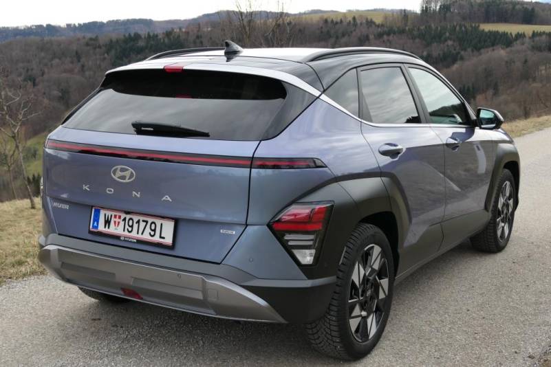 Der Hyundai Kona Hybrid 1.6 GDI 2WD in der Ausstattungsvariante Prestige Line im Guten Tag Österreich Autotest (Bildquelle: Thomas Resch)