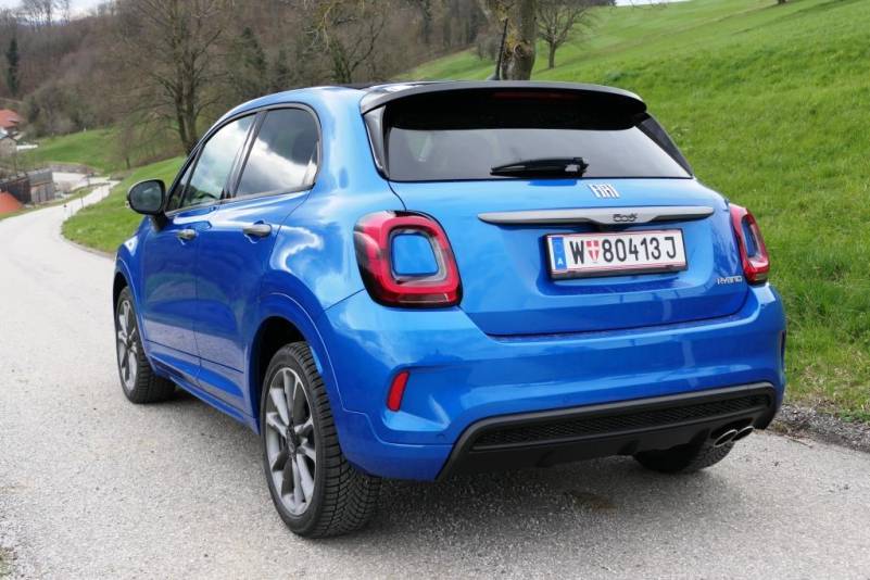 Fiat 500X Hybrid in Sport equipment variant at Guten Tag Austria car test (Photo source: Thomas Resch)