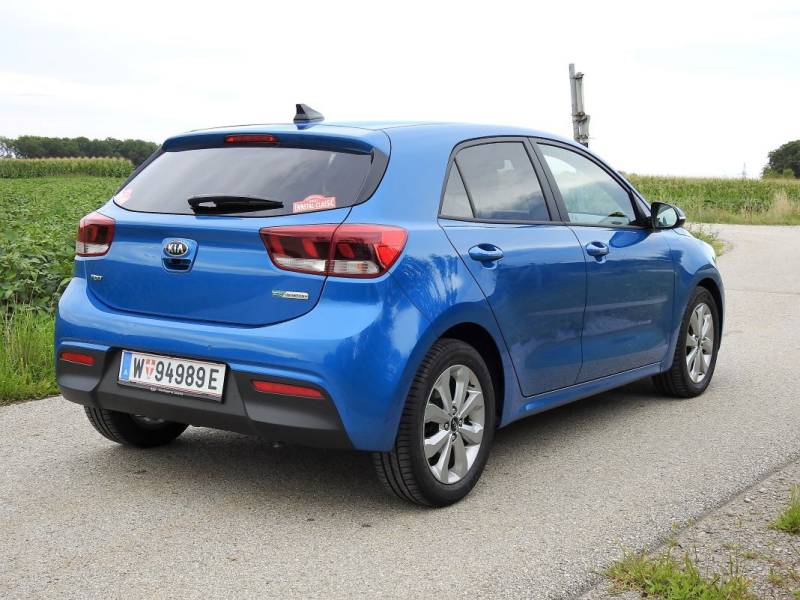 Der Kia Rio Gold 1,0 T- GDi 48V Mildhybrid im Guten Tag Österreich Autotest (Bildquelle: Thomas Resch)