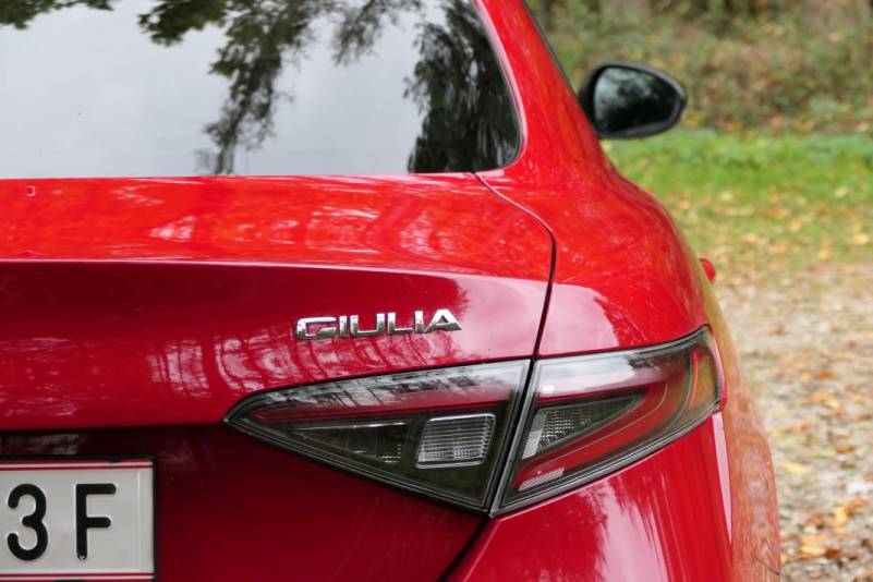 Die Alfa Romeo Giulia Veloce 2.0 16V mit 280 PS Modelljahrgang 2023 im Guten Tag Österreich Autotest (Bildquelle: Thomas Resch)