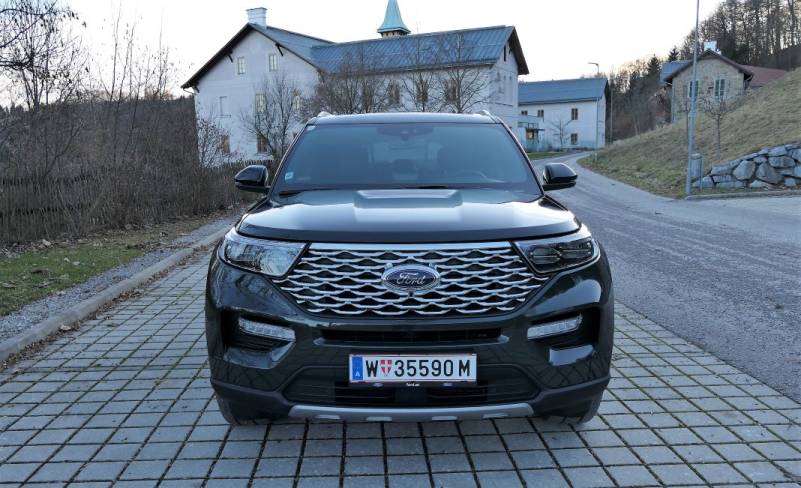 Der Ford Explorer Plug-In-Hybrid Platinum im Guten Tag Österreich Autotest (Bildquelle: Thomas Resch)