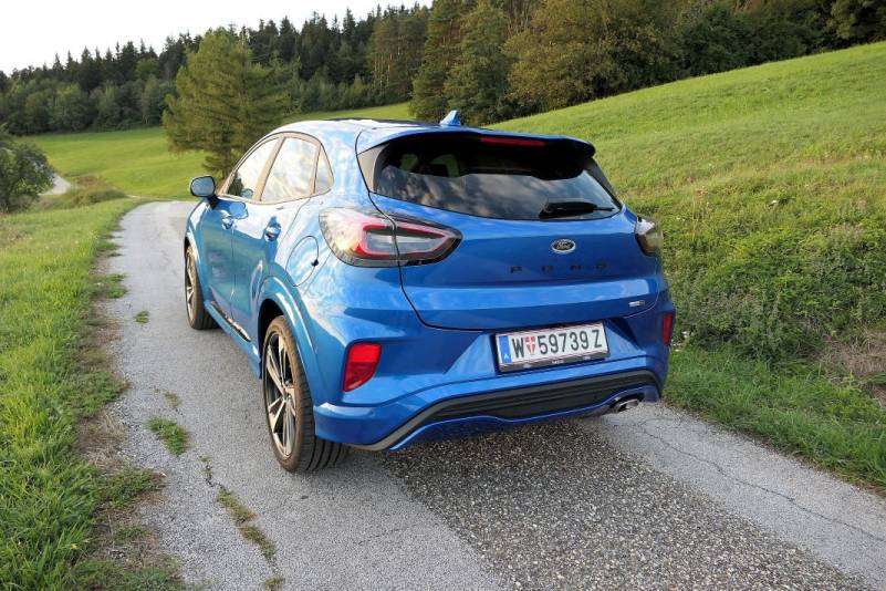 Der Ford Puma 1,0 l EcoBoost Hybrid, ST-Line X im Guten Tag Österreich Autotest (Bildquelle: Thomas Resch)