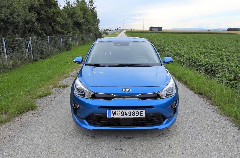 Der Kia Rio Gold 1,0 T- GDi 48V Mildhybrid im Guten Tag Österreich Autotest (Bildquelle: Thomas Resch)
