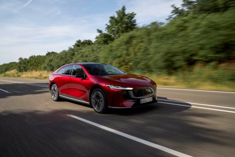 Eleganz trifft Elektromobilität – der Mazda 6e Takumi Plus im Guten Tag Österreich Autotest (Foto: Mazda)