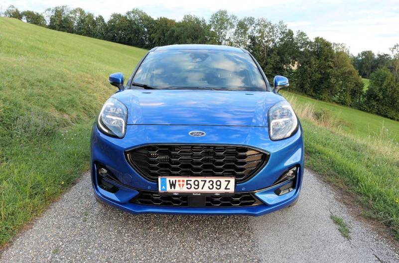 Der Ford Puma 1,0 l EcoBoost Hybrid, ST-Line X im Guten Tag Österreich Autotest (Bildquelle: Thomas Resch)