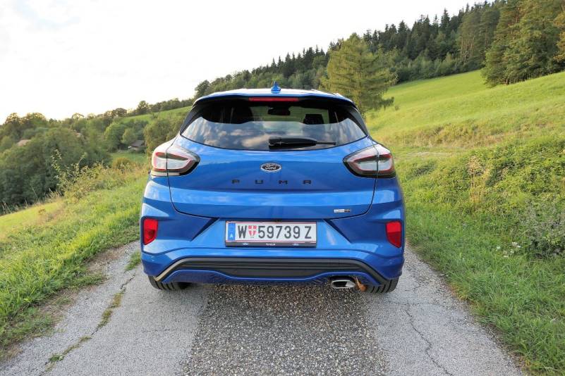 Der Ford Puma 1,0 l EcoBoost Hybrid, ST-Line X im Guten Tag Österreich Autotest (Bildquelle: Thomas Resch)